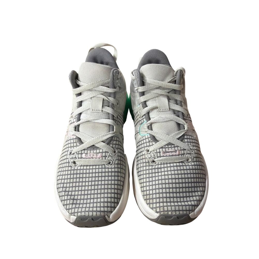 Nike LeBron Witness 7 Flat Pewter Mint 7.5 Basketball Shoes - Picture 2 of 7